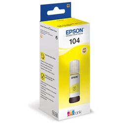 [EPST00P440] CARTUCCIA INCHIOSTRO 104, FLACONE GIALLO DA 65ML
