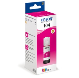 [EPST00P340] CARTUCCIA INCHIOSTRO 104, FLACONE MAGENTA DA 65ML