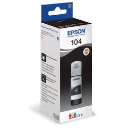 [EPST00P140] CARTUCCIA INCHIOSTRO 104, FLACONE NERO DA 65 ml