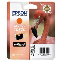 [EPST08794010] CARTUCCIA INCHIOSTRO A PIGMENTI ARANCIO EPSON ULTRACHROME HI-GLOSS2 BLISTER C/RF