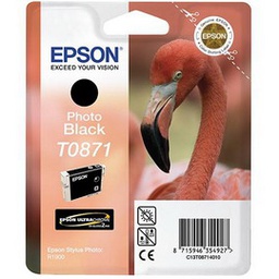 [EPST08714010] CARTUCCIA INCHIOSTRO A PIGMENTI NERO-FOTO ULTRACHROME HI-GLOSS2 BLISTER C/RF