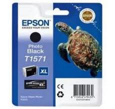 [EPST15714010] CARTUCCIA INCHIOSTRO A PIGM. NERO-FOTO EPSON ULTRACHROME TARTARUGA TAGLIA XL