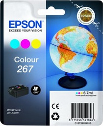 [EPST26704010] CARTUCCIA INCHIOSTRO COLORI 267 GLOBE