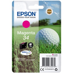 [EPST34634010] CARTUCCIA INCHIOSTRO MAGENTA 34 PALLINA DA GOLF