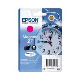 [EPST27034012] CARTUCCIA INCHIOSTRO MAGENTA DURABRITE ULTRA, SERIE 27/SVEGLIA