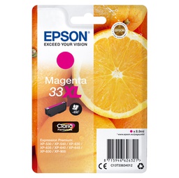 [EPST33634012] CARTUCCIA INCHIOSTRO MAGENTA SERIE 33XL ARANCIA T3363
