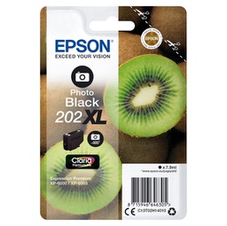 [EPST02H14010] CARTUCCIA INCHIOSTRO NERO FOTO 202 XL KIWI