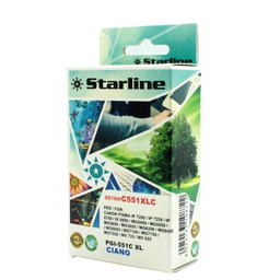 [SSTINKC551XLC] CARTUCCIA INK CIANO PER PRINT C/CANON CLI 551XL