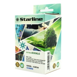 [SSTINKH935XLC] CARTUCCIA INK CIANO PER PRINT C/HP 935 XLC CON CHIP