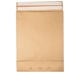 [97516] 100 Sacchetti a fondo quadro E-Green carta kraft avana 45x57x10 +10Â cm