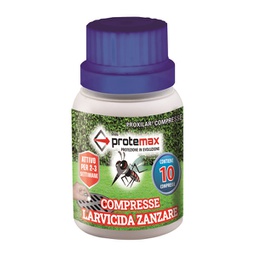 [97131] 10 compresse insetticida per larve di zanzara in barattolo Protemax
