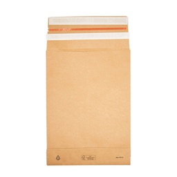 [97513] 200 Sacchetti a fondo quadro E-Green carta kraft avana C3 35x45x12+10cm