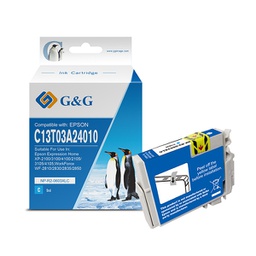 [GGNINKE603XLC] Cartuccia ink compatibile GG Ciano per Epson Expression Home XP-2100/3100/4100