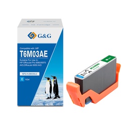 [GGNINKH903XLC] Cartuccia ink compatibile GG Ciano per HP Officejet 6950/6962AIO