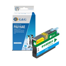 [GGNINK953XLC] Cartuccia ink compatibile GG Ciano per HP Officejet 8702 AIOPro 8210/8211/8218