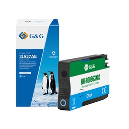 [GGNINKE963XLC] Cartuccia ink compatibile GG Ciano per HP OfficeJet Pro 9010/9010e/9012/9012e