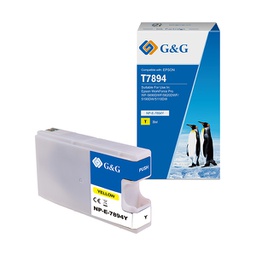 [GGNINKE7894] Cartuccia ink compatibile GG Giallo per Epson workforce pro wf-5690dwf/ wf-5620
