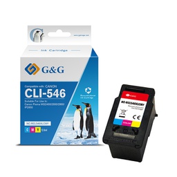 [GGNINKCL546] Cartuccia ink rigenerata Colore GG per Canon PIXMA MG2450/2550/2950/IP2850