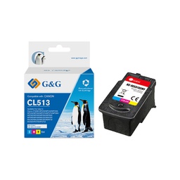 [GGNINKCL513C] Cartuccia ink rigenerata Colore GG per Canon PIXMA MP230/MP240/MP250/MP252
