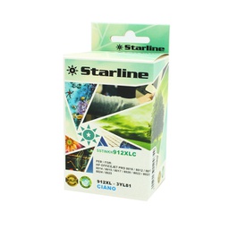 [SSTINKH912XLC] Cartuccia Ink Starline Ciano HP 912 XL