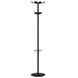[97621] Appendiabiti a 8 posti acciaio nero EasyCloth Black Edition Paperflow