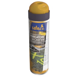[98303] Bombola di vernice traccialinee fluorescente da cantiere 500ml arancio fluo