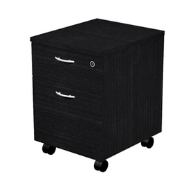 [74378] CASSETTIERA 1 CASS.+1 CLASSIF. con RUOTE NERO VENATO - EASY