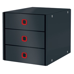 [95295] Cassettiera 3 cassetti ClickStore grigio Cosy Leitz