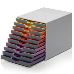 [68814] CASSETTIERA A 10 CASSETTI VARICOLOR DURABLE