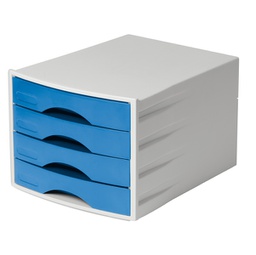 [95199] Cassettiera ECO Azzurro L290xH230xP360mm Durable