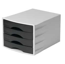 [95198] Cassettiera ECO Nero L290xH230xP360mm Durable