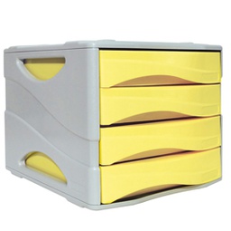 [85145] Cassettiera Keep Colour Pastel GIALLO Arda