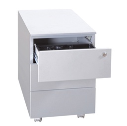 [86655] Cassettiere in metallo 3CASS. 40x59xH54cm Grigio Kub8