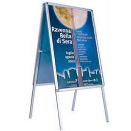 [45571] CAVALLETTO BIFACCIALE CON 2 CORNICI A SCATTO 70X100