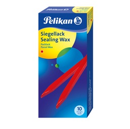 [46188] Ceralacca rossa 60/10 Pelikan 600g per pacchi - 10 stecche