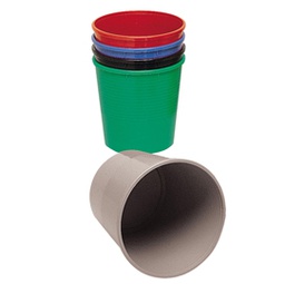 [47833] CESTINO GETTACARTE 15LT ROSSO PS98