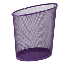 [65183] Cestino gettacarte 18lt MESH in rete metallica viola ALBA