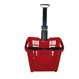 [83515] Cesto trolley antiurto 30Lt Rosso Printex