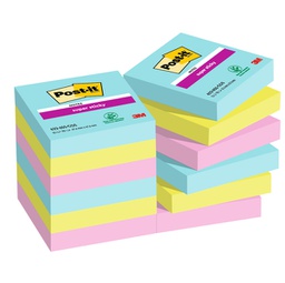 [94373] Cf. 12pz 90fg. Post-itÂ® Super Sticky 47,6x47,6mm 622-12SS-COS Cosmic