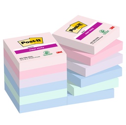 [94367] Cf. 12pz blocco 90fg. Post-it® Super Sticky 47,6x47,6mm 622-12SS-SOUL Soulful