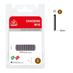 [47775] CHIODINI S/TESTA W15 IN BLISTER DA 2000 C. RO-MA