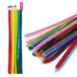 [82008] Ciniglia animata stelo da 9mm in colori assortiti Busta da 30 fili DECO