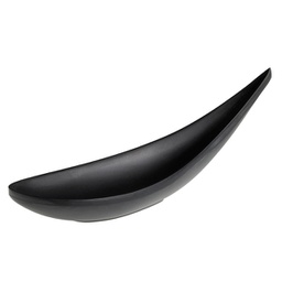 [96750] Ciotola a cucchiaio fingerfood in melamina nera 14,5x4,5x1,5cm Leone