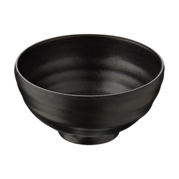 [96753] Ciotola nera in melamina D11,4x5,8cm Leone