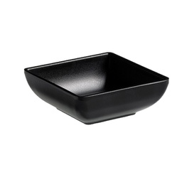 [96744] Ciotolina quadrata fingerfood in melamina nera 7,5x7,5x2,7cm Leone