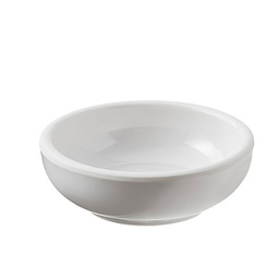 [96745] Ciotolina tonda fingerfood in melamina bianca D7x3,5 cm Leone