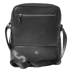 [96388] City bag medium Gate Trended ecopelle dim. 25x30x6cm nero InTempo