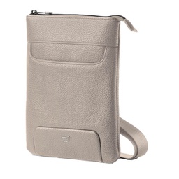 [96389] City bag piccola Gate Trended ecopelle dim. 20x26x2cm ghiaccio InTempo