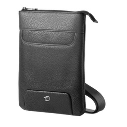 [96391] City bag piccola Gate Trended ecopelle dim. 20x26x2cm nero InTempo