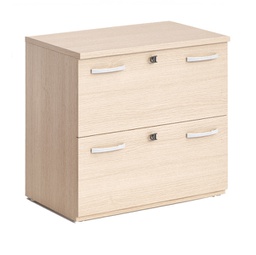 [89558] Classificatore 2 cassetti per cart.sosp. 80x46x73cm Rovere - AGORA'